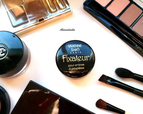 Fixateur от vivienne Sabo. Vivienne Sabo Fixateur. Fixing eyeshadow base \ Фиксирующая база под тени для век. Отзыв, свотчи.