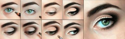 Смоки айс пошагово в коричневых тонах. Черный макияж смоки айс (smoky eyes) пошагово 06 Смоки айс пошагово в коричневых тонах. Черный макияж смоки айс (smoky eyes) пошагово 06