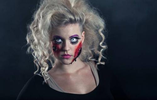 Грим зомби на лице. Что потребуется для макияжа зомби на Хэллоуин?