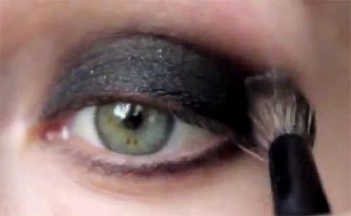 Смоки Айс черный. Черный макияж смоки Айс (smoky eyes) пошагово