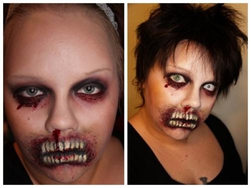 Макияж на Хэллоуин зомби. Макияж зомби на Хэллоуин, осваиваем zombie makeup 19