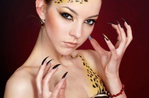 Грим кота. Макияж кошки на Хэллоуин, создаем lady cat make-up