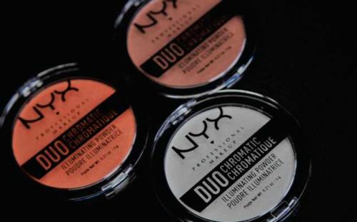 NYX Duo Chromatic Illuminating Powder. Обзор трех оттенков отзывы