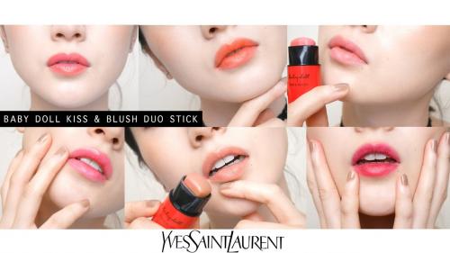 Yves Saint Laurent Baby Doll Kiss amp Blush Duo Stick. Обзор Baby Doll Kiss  Blush Duo Stick от Yves Saint Laurent