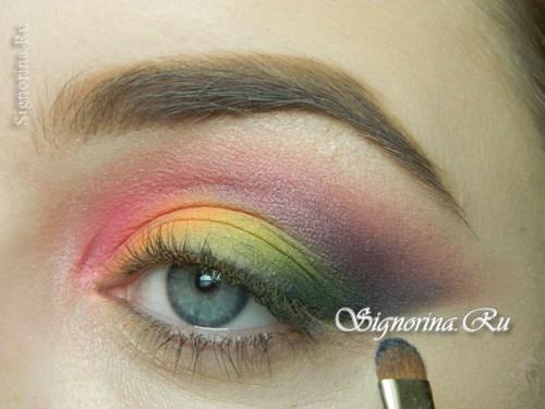 Макияж цветными тенями. Основные правила макияжа яркими тенями 17 Макияж цветными тенями. Основные правила макияжа яркими тенями 17