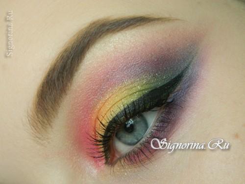 Макияж цветными тенями. Основные правила макияжа яркими тенями 24 Макияж цветными тенями. Основные правила макияжа яркими тенями 24