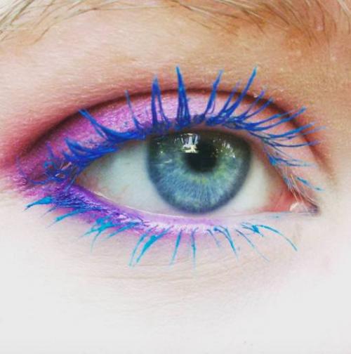 Цветной макияж пошагово. Цветной макияж глаз