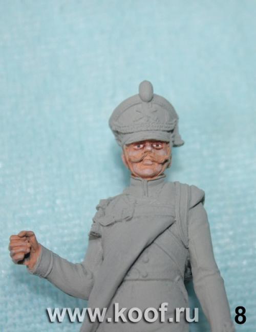 Роспись лица миниатюры. Роспись лица Канонира