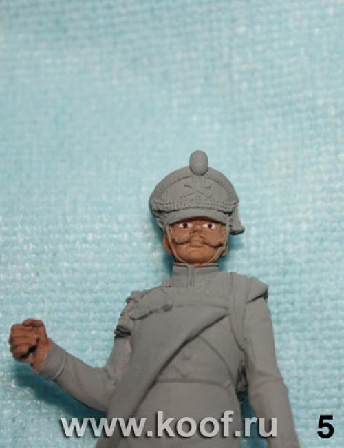 Роспись лица миниатюры. Роспись лица Канонира