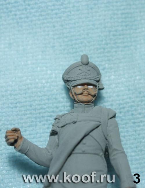 Роспись лица миниатюры. Роспись лица Канонира