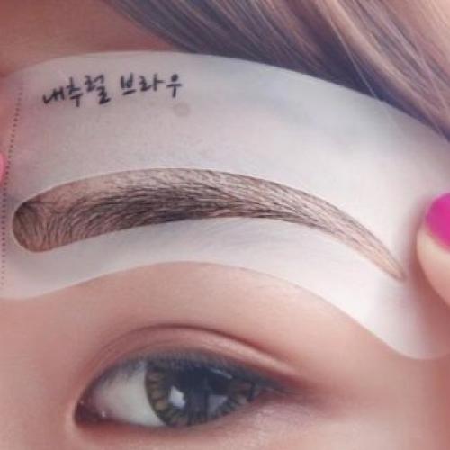 Шаблоны бровей. Зачем нужны трафареты для бровей 03