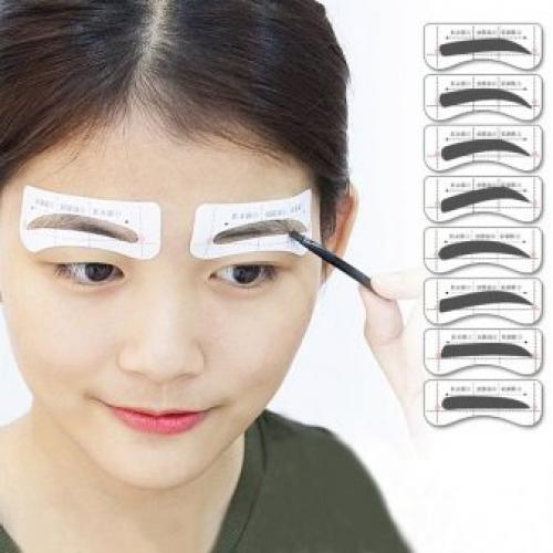 Шаблоны бровей. Зачем нужны трафареты для бровей 12