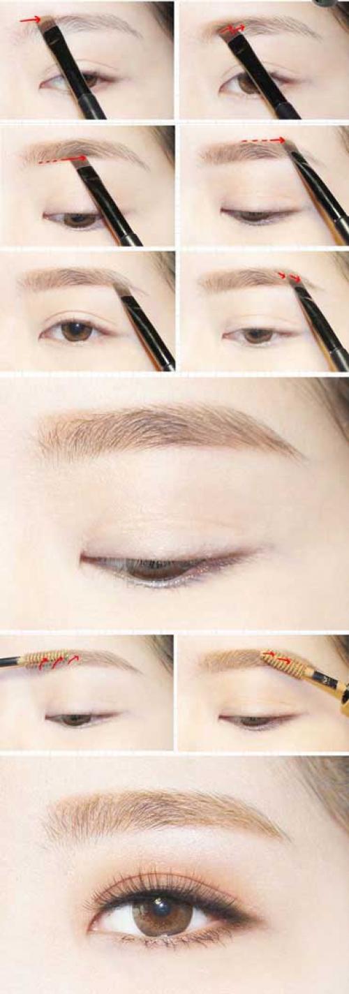 Макияж азиатское веко. Правила выполнения макияжа для азиатских глаз