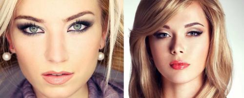 Персиковые тени для серых глаз. Оттенки теней для серых и серо-голубых глаз