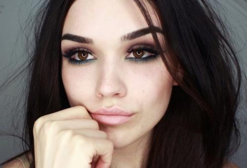 Смоки айс макияж черный. Черный макияж смоки айс (smoky eyes) пошагово 29