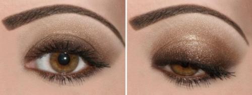 Стрелки и коричневые тени. Варианты стрелок и выбор их для различных типов глаз 12