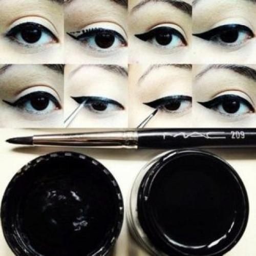 Какой макияж увеличивает глаза. С помощью контурного карандаша 06 Какой макияж увеличивает глаза. С помощью контурного карандаша 06