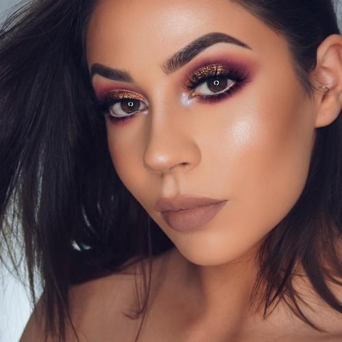 Какие тени карие глаза. Как выбрать тени для карих глаз? 03