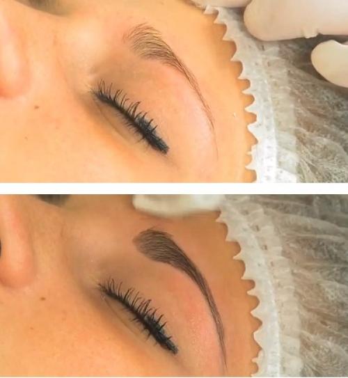 Окрашивание бровей на год. Окрашивание бровей