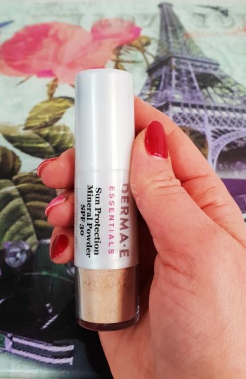 Минеральная пудра с spf. Derma E, Essentials, Пудра на минеральной основе с солнцезащитным фактором, SPF 30