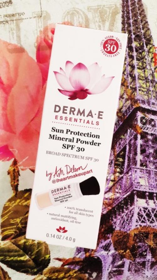 Минеральная пудра с spf. Derma E, Essentials, Пудра на минеральной основе с солнцезащитным фактором, SPF 30