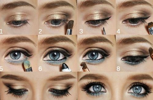 Нюд макияж для блондинок с голубыми глазами. Особенности нюдового макияжа в зависимости от цвета глаз