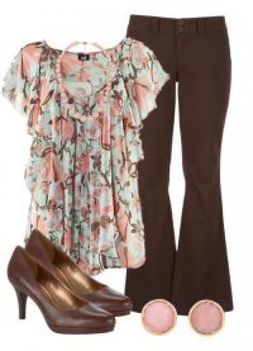 Кому идет одежда цвета мокко. 