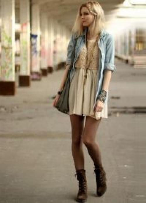 Кому идет одежда цвета мокко. 