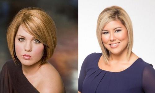 Стрижки для полного лица 2019. Самые удачные стрижки для полных дам, которые будут модными в 2019 году — 25 фото