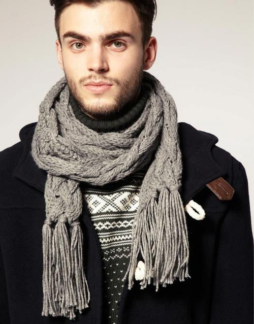 Как выбрать шарф мужчине. Из какого материала делают шарфы