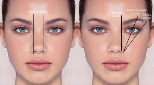 Как сделать форму бровей краской. Делаем красивую форму самостоятельно