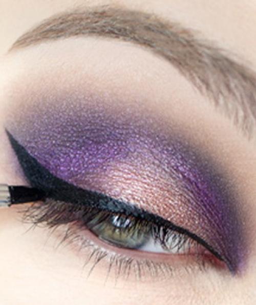 Макияж вечерний стрелки. Переводим стрелки в течение дня 21