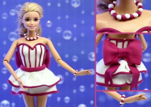 Как сделать лёгкий пластилин. Одежда для кукол из легкого пластилина. Мастер-класс