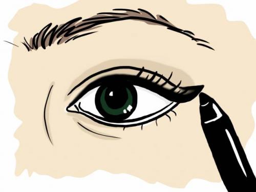 Как нарисовать стрелки карандашом. Как рисовать стрелки на глазах карандашом?