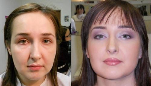 Как уменьшить нос. Применение косметики