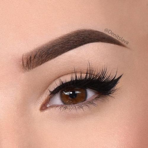 Красивый макияж простой для карих глаз. Как сделать повседневный Smoky eyes для карих глаз пошагово с фото 07