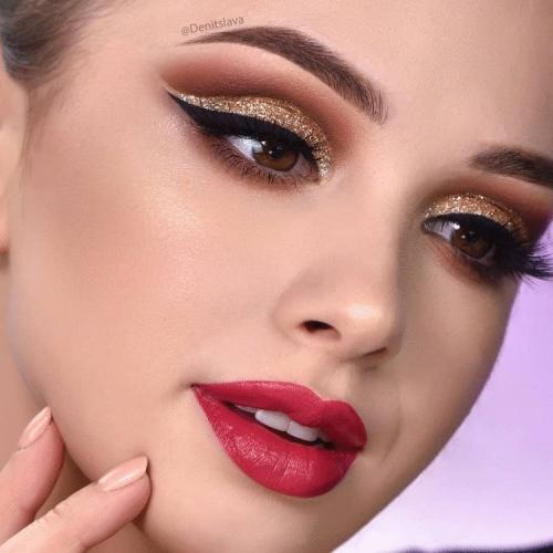 Красивый макияж простой для карих глаз. Как сделать повседневный Smoky eyes для карих глаз пошагово с фото 10