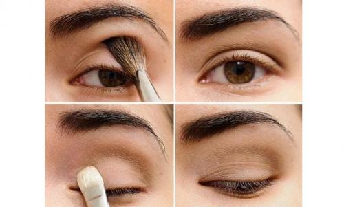 Возрастной макияж глаз с нависшим веком. Возрастной макияж для нависшего века пошагово с фото