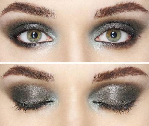 Серые тени макияж. Макияж в серых тонах: 13 идей