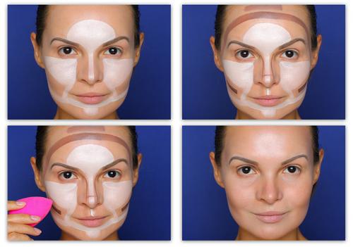 Макияж под синее платье для карих глаз. Контуринг 03 Макияж под синее платье для карих глаз. Контуринг 03