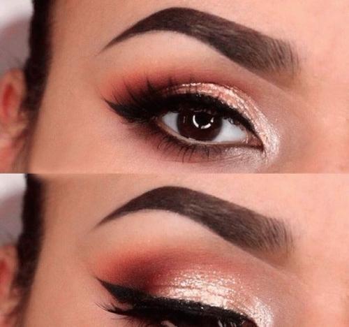 Карие глаза, какие тени. Как правильно красить 01