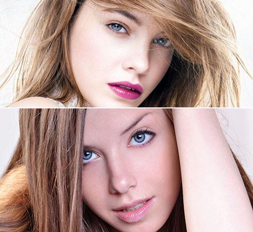 Какие тени подходят к серым глазам и русым волосам. Для голубоглазых