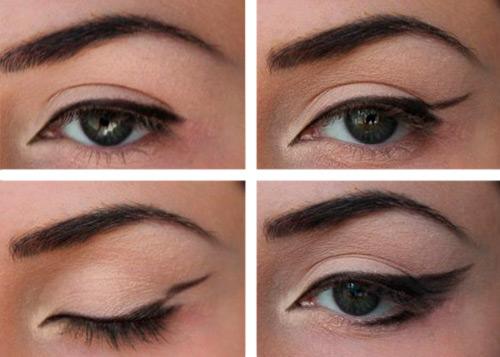 Стрелки для миндалевидных глаз. Как сделать стрелки для разной формы глаз