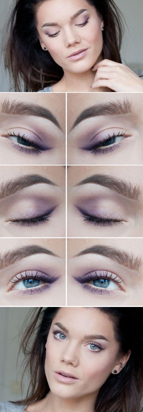 Естественный дневной макияж. Тональный крем, румяна, хайлайтер и пудра для дневного макияжа 07