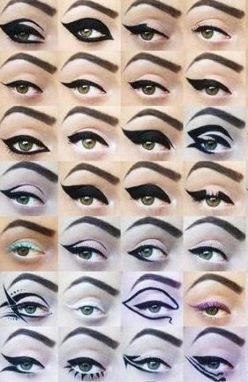 Как определить форму глаз?