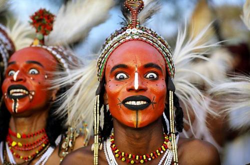 Водабе. Конкурс красоты женихов племени водабе.