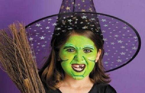 Чем рисовать грим на Хэллоуин. Макияж на Хэллоуин для детей в домашних условиях