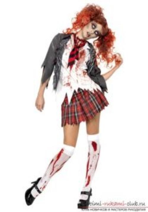 Образ на Хэллоуин зомби. Делаем костюм зомби