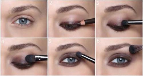 Смоки айс глаза, как красить. Подбор палитры для цвета глаз 06