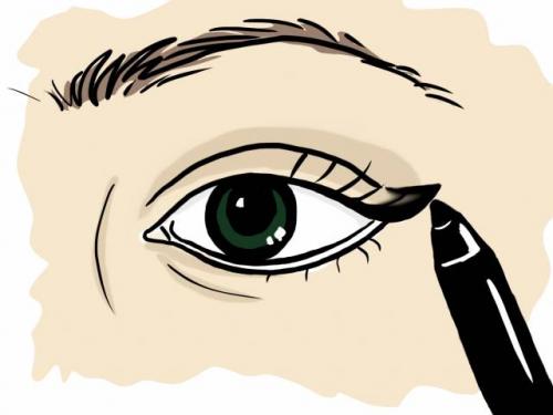 Как нарисовать стрелки. Как рисовать стрелки на глазах карандашом?